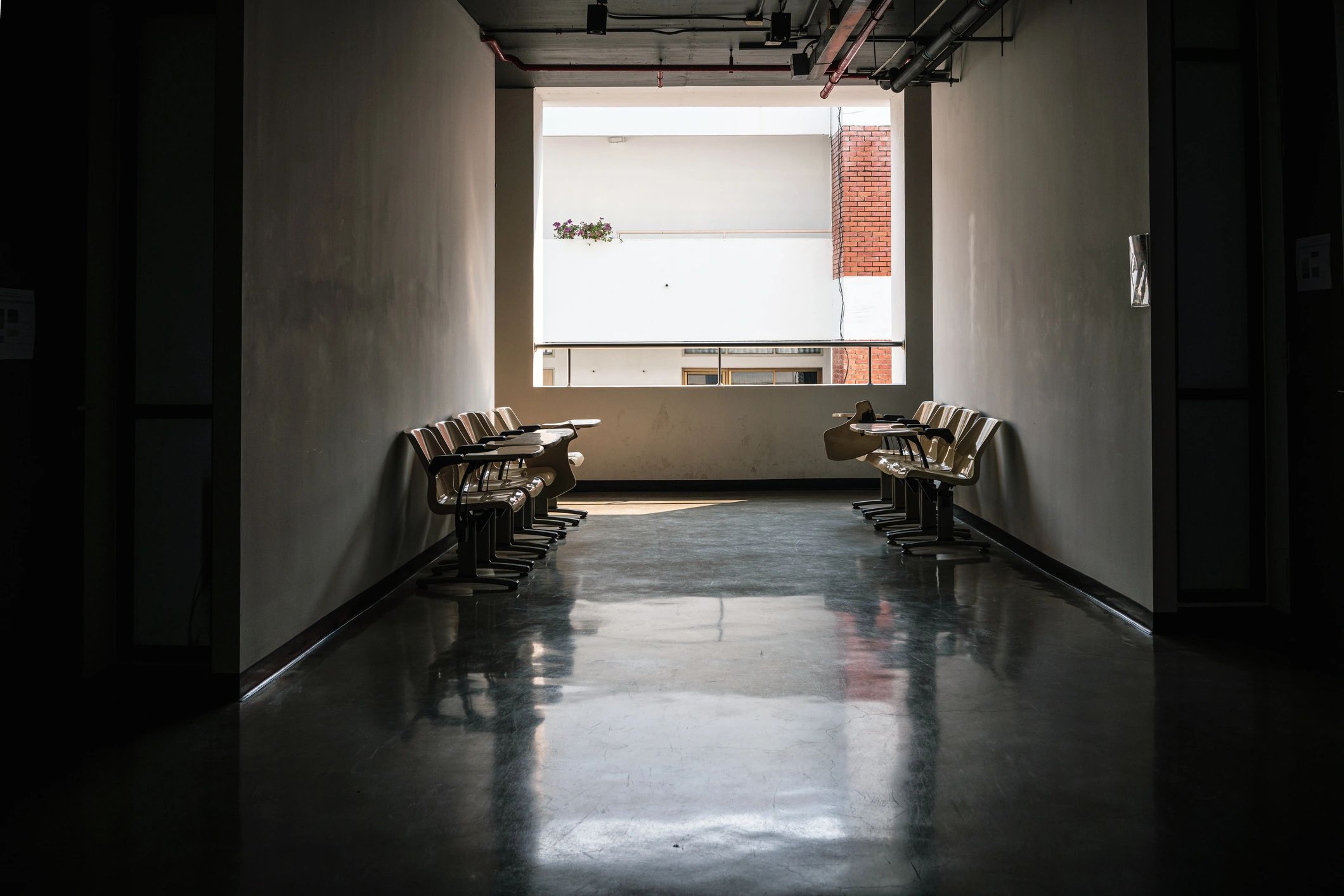 Campus corridor and facilities
